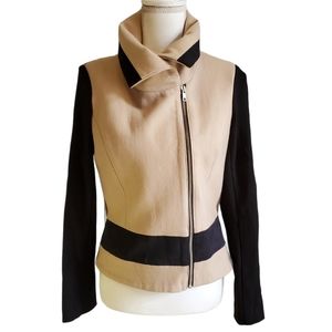 Barneys New York Wool Linen Assymetrical Jacket